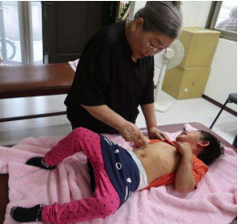 小朋友的穴壓治療